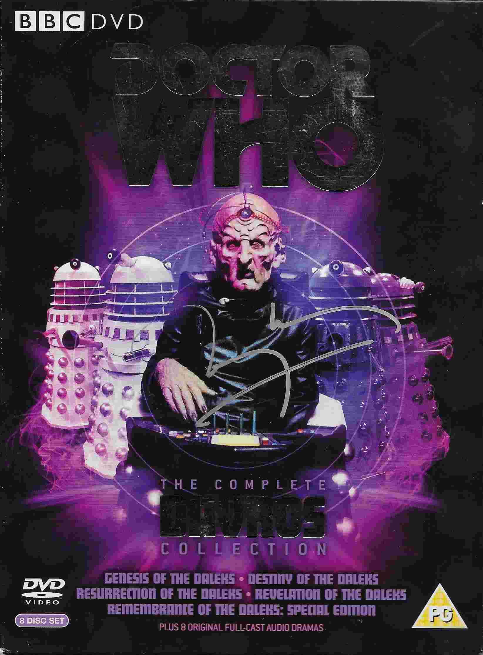 Picture of BBCDVD 2508 Doctor Who - The complete Davros collection by artist Various from the BBC records and Tapes library